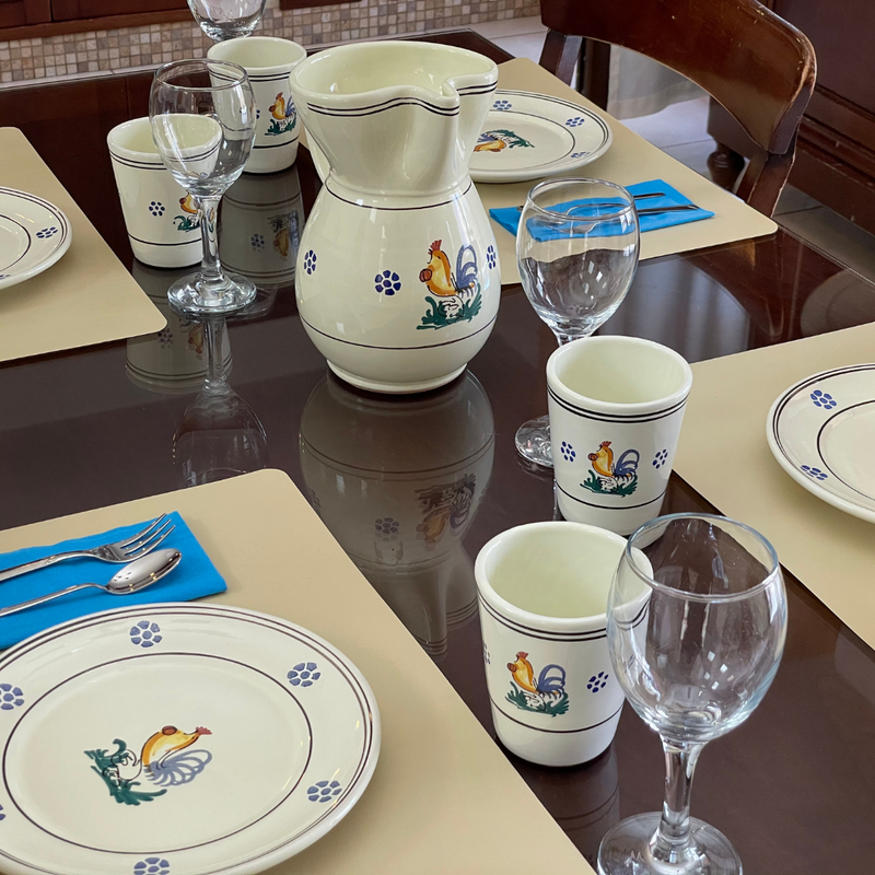 Set Vino classico con Gallo
